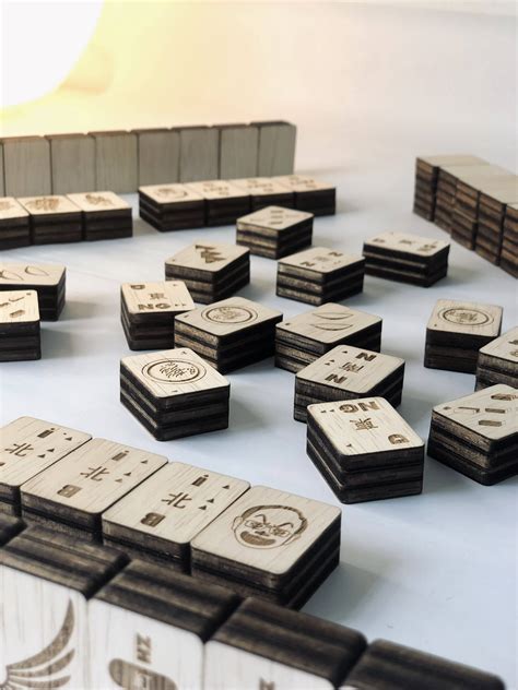 luxury mahjong tiles.